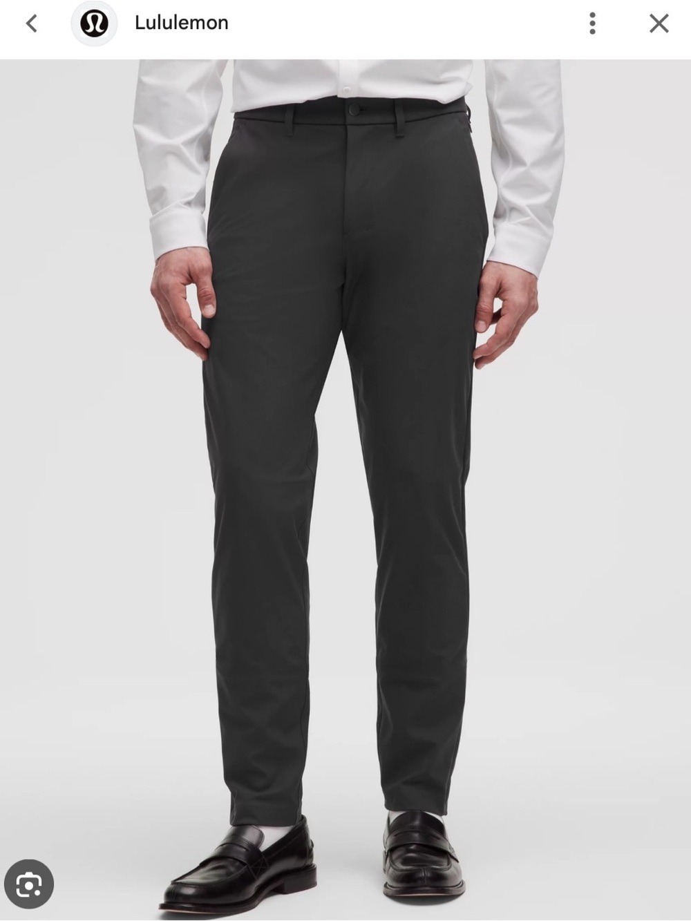 Men's Black Lululemon pants 32/34